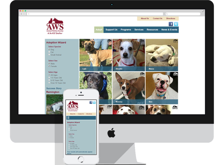 Animal Welfare Society of Kennebunk, Maine website